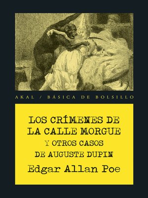 cover image of Los crímenes de la calle Morgue y otros casos de Auguste Dupin